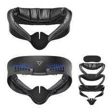 PRISMXR Face Cover Pad Ansiktsgränssnitt kompatibel med Meta/Oculus Quest 3S, VR face pad - utbytbar, bekväm, andas, svettbeständig