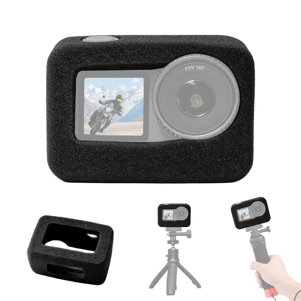 PULUZ Højdensitets Skumbeskytter til DJI Osmo Action 6 – Sort