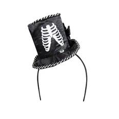 Svart Tiara med skeletthatt