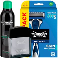 Wilkinson Hydro 5 Safety Razor 13 Blades + Rakskum + Aftershave