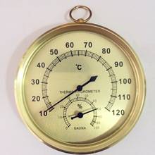Bastu termometer och hygrometer rostfritt stål låda ång bastu termometer hygrometer bad och bastu inomhus utomhus används