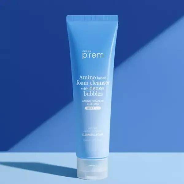 Authentic Make P:REM Safe Me Amino Refresh Cleansing Foam 150ml Zero Skin Tightness Pores