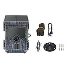 MQODLFP WiFi-spårningskamera solpanel kamera allt-i-ett struktur Li-Battery Wildlife RD7000WF Trail Cam WiFi solpanel kamera jakt