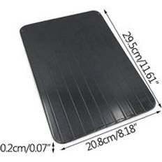 Kök upptining tallrik snabb upptining bricka tina mat kött frukt snabb upptining tallrik prylar köksredskap - 29.5 x 20.8 x 0.2cm