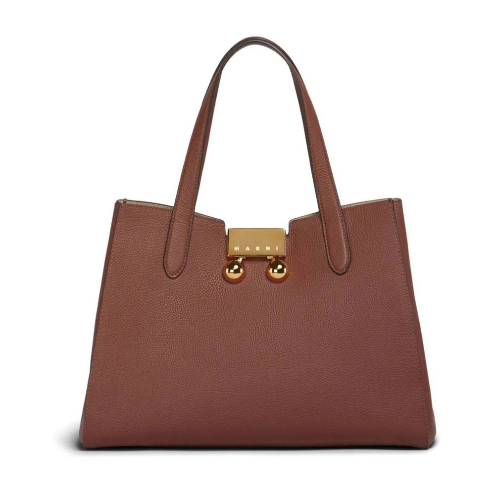 Marni Tote Bag - Tasker - Dame - Rød - ONE SIZE - Uld