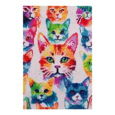 Bling Dots, diamond painting for børn 6+ år, masser af søde katte 20×30 cm