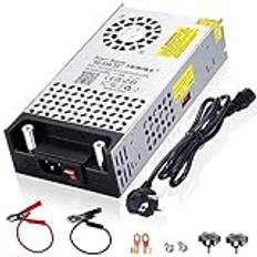 MEISHILE 24V 25A 600W Strömförsörjning AC to DC Transformator Omvandlare för LED Driver Strip Light Lamp, Amplifier, Machine, 230V 220V till 24Volt 3A 4A 5A 8A 10A 15A 20Amp SMPS