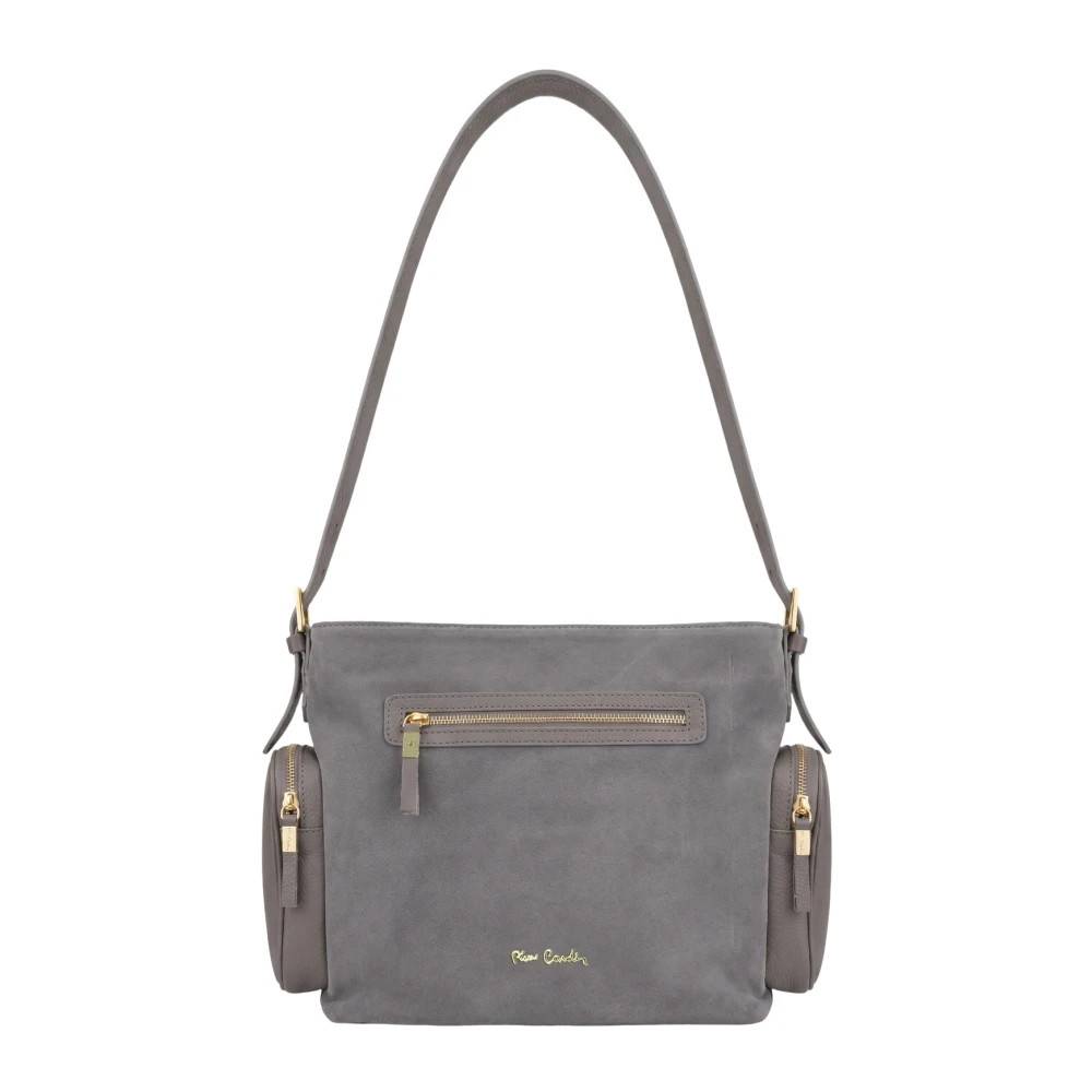 Pierre Cardin Skuldertaske - Tasker - Dame - Grå - ONE SIZE - Uld