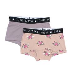 The new - Organic 2-pak underbukser - Rosa - str. 11-12 år