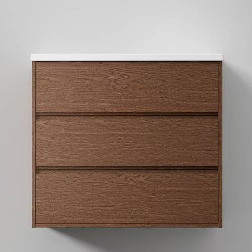 Tvättställsskåp INR Terra Carve 80: Natural Oak