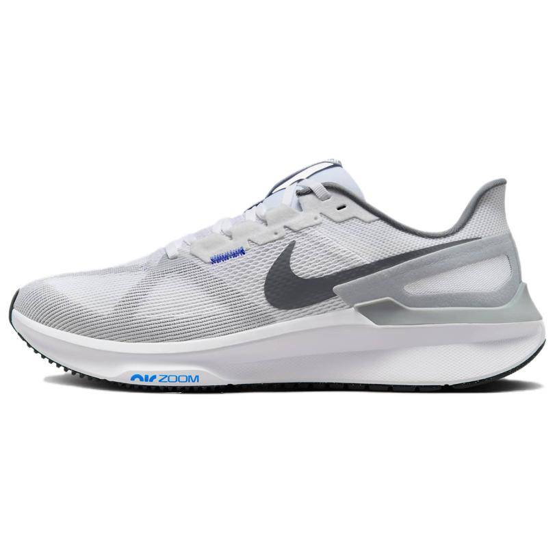 Nike Air Zoom Structure 25 Smoke Grey Herr Sneakers Vit Game-Royal Varggrå DJ7883-111 38.5