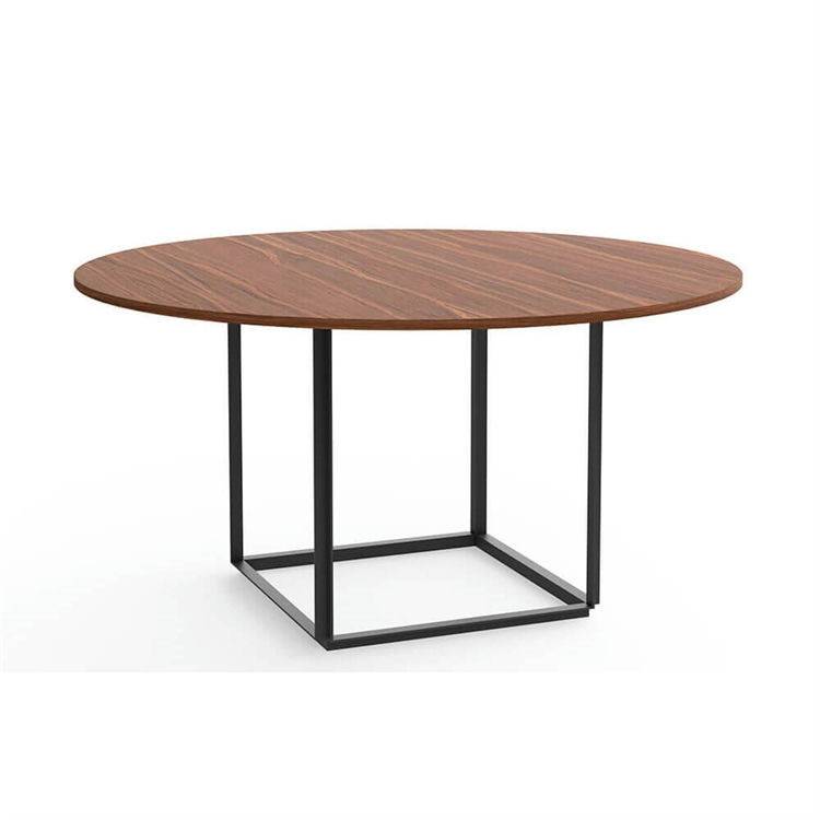 New Works Florence Matbord Ø145 Walnut & Black