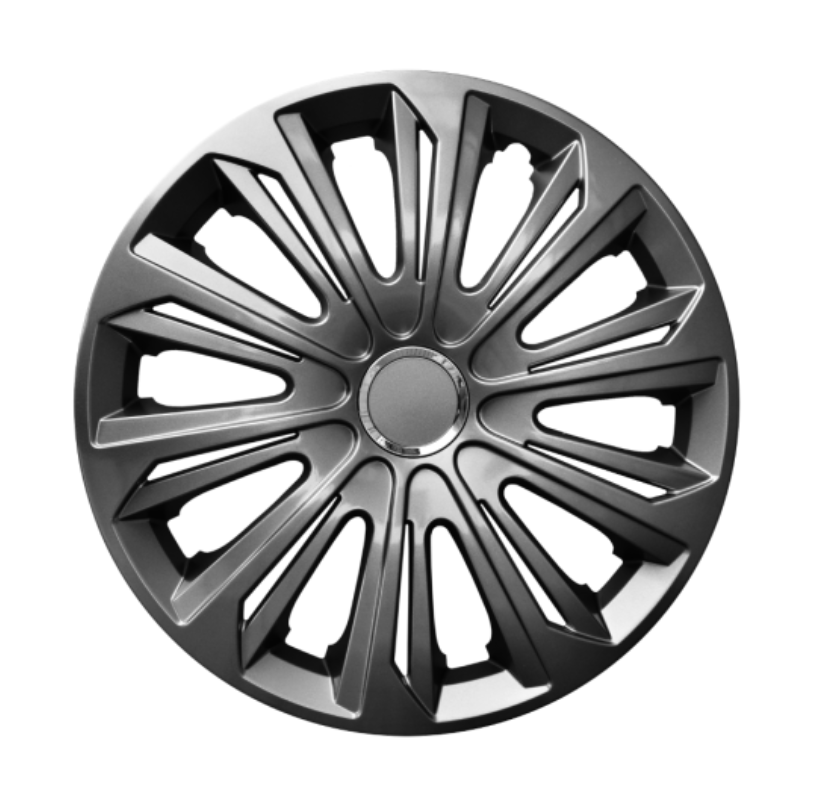 Hjulkapsler 4 stk. - Strong Graphite - Str. 14"