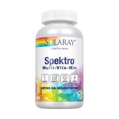 Spectro MultiVitaMin m. jern og K2 | 300 kap | Solaray