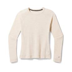 Smartwool Women'S Classic Thermal Merino Base Layer Crew Boxed almond heather