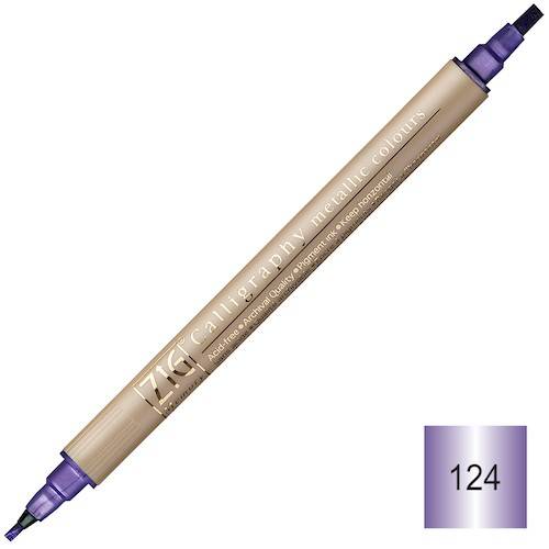 Kalligrafi 124 - Metallic Lila