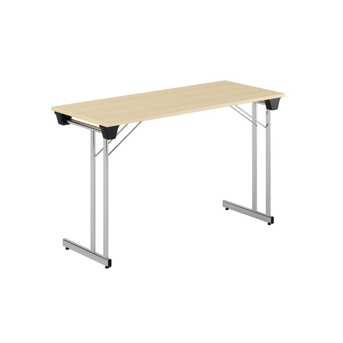 Kongress Style - 120x50cm - Sammenklappeligt bord - Birk-krom.