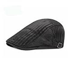 Sommarmeshhattar för män Andas fiskbensbasker Flat s Driving Net Sun Cap Newsboy Hat Justerbar hatt