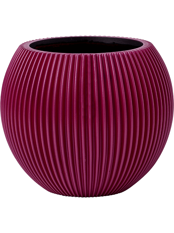 Capi Nature Groove Special - Vase Ball Purple (⌀18 ↕15)
