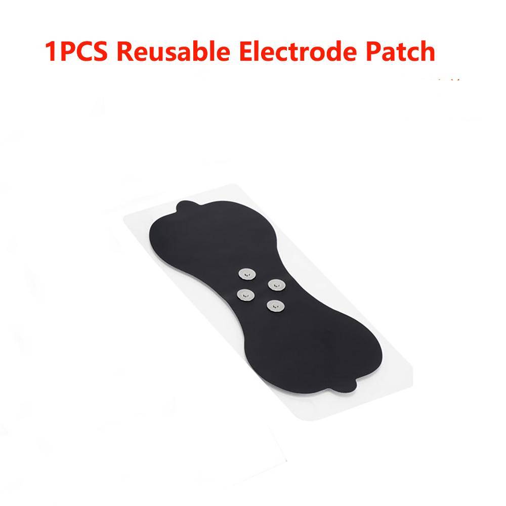 Rechargeable Electric Neck Massager with Remote Control Reusable Electrode Patches for Muscle Relaxation
