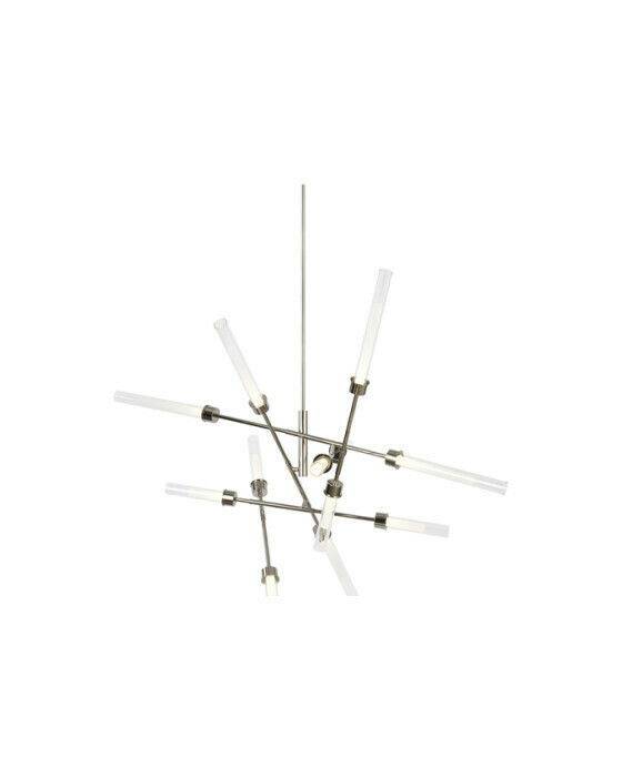 Visual Comfort Linger 12L Abstract takkrona nickel - Silver (H111.76cm x B103.12cm)