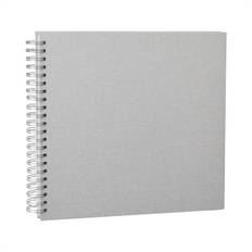Base Line Canvas Klistra in vita blad fotoalbum 30x30 Beige