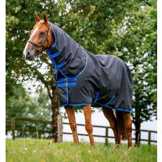 Horseware Amigo Ripstop 900D Plus Turnout (200g Medium) Hästtäcke PONY - Black/Classic Blue (5'9 - 125 cm)