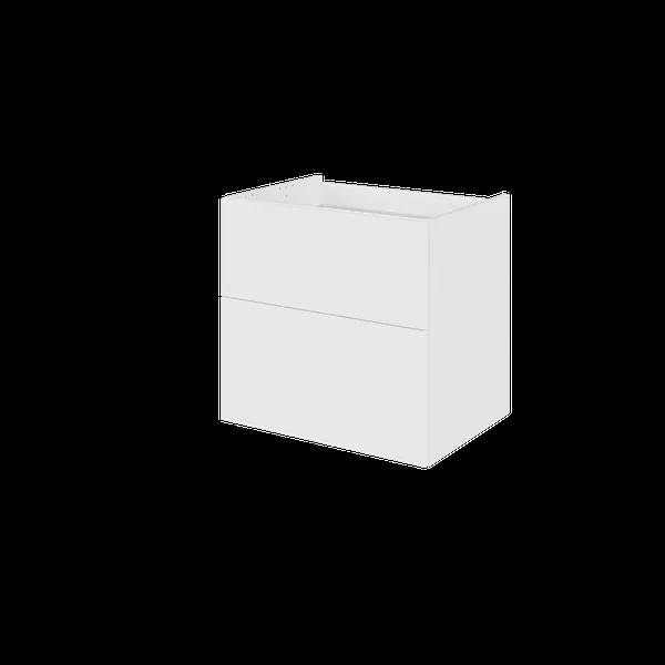 HQ Bad skuffeskab - BSU060-238 - 115 White Black Line - Hvid m/sort ABS-kant.