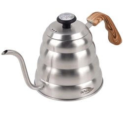 IKAPE Pour Over Kedel med Termometer 1,2 L Stål