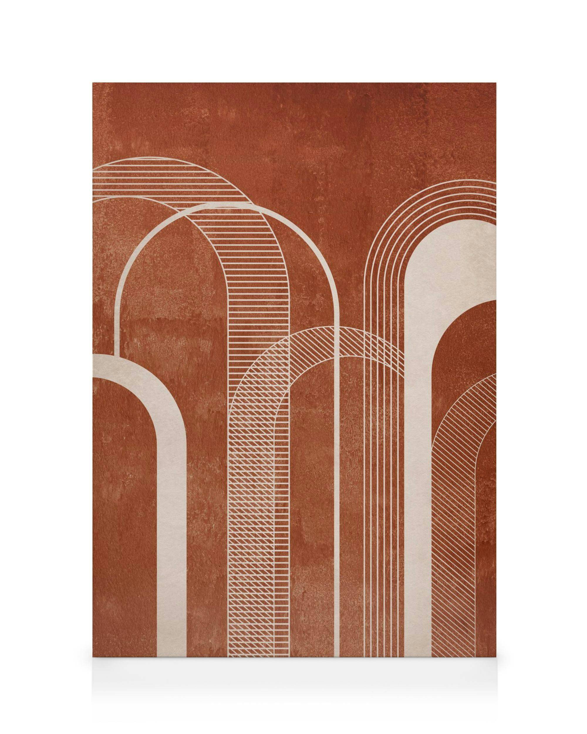 Canvastavlor Abstract Arches Canvastavla (30x40 cm - Svart ram)