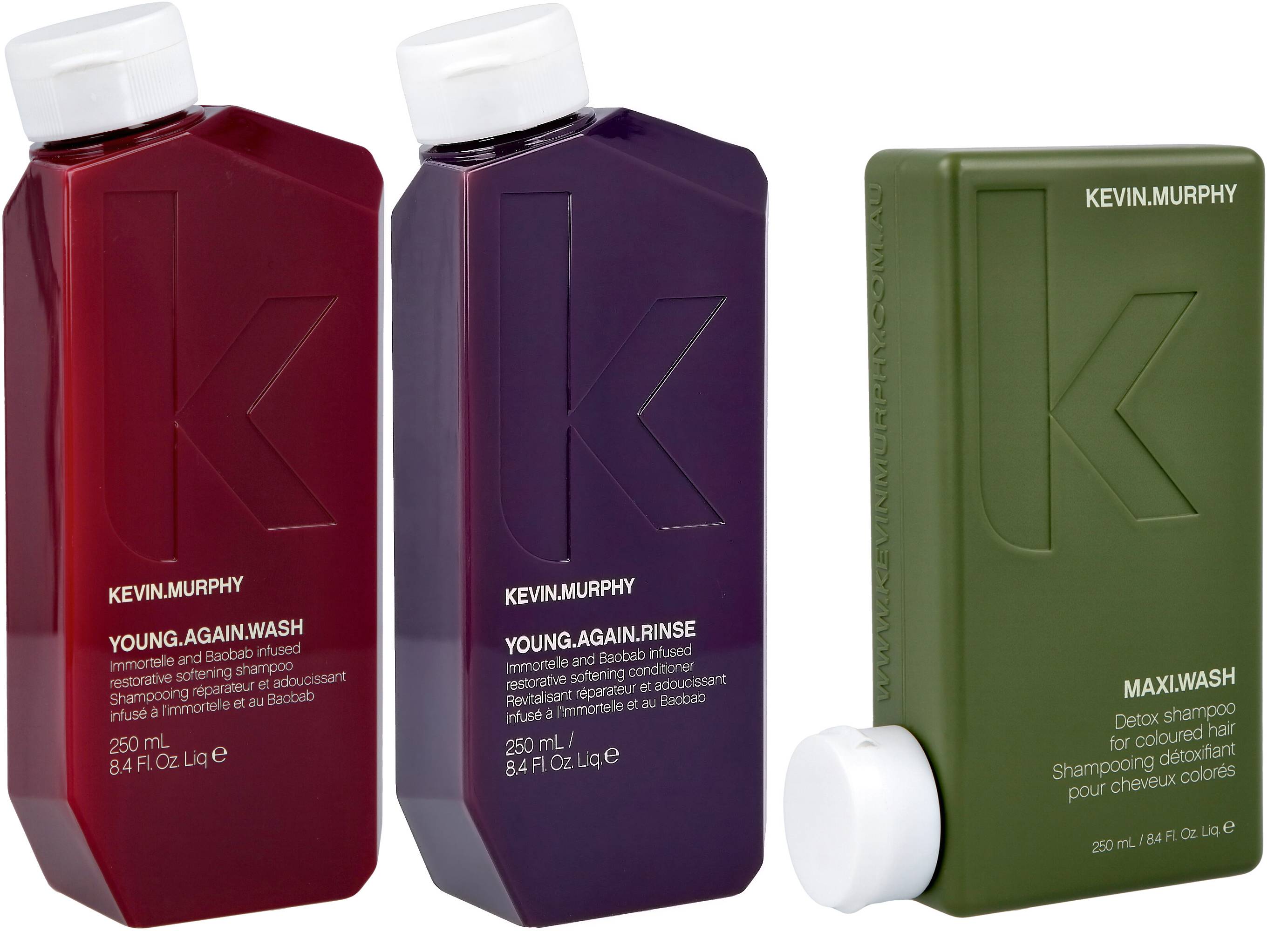 Kevin Murphy Young Again Bundle Wash 250 ml & Rinse 250 ml & Detox Wash 250 ml