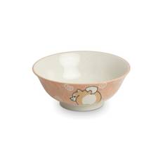 Suppeskål Shiba mønster rød Ø19 cm. - Service - Asiatisk og japansk porcelæn
