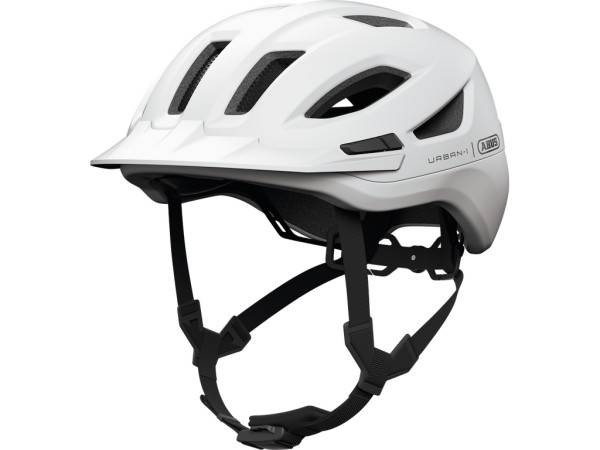 ABUS Urban-I 4.0 ACE cykelhjälm polar white - Hjälmstorlek 51-55 cm - Vit