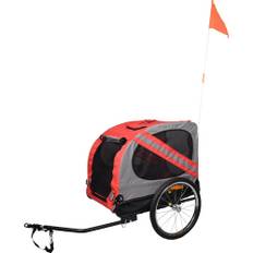 Flamingo cykel trailer Economy Rød/Grå