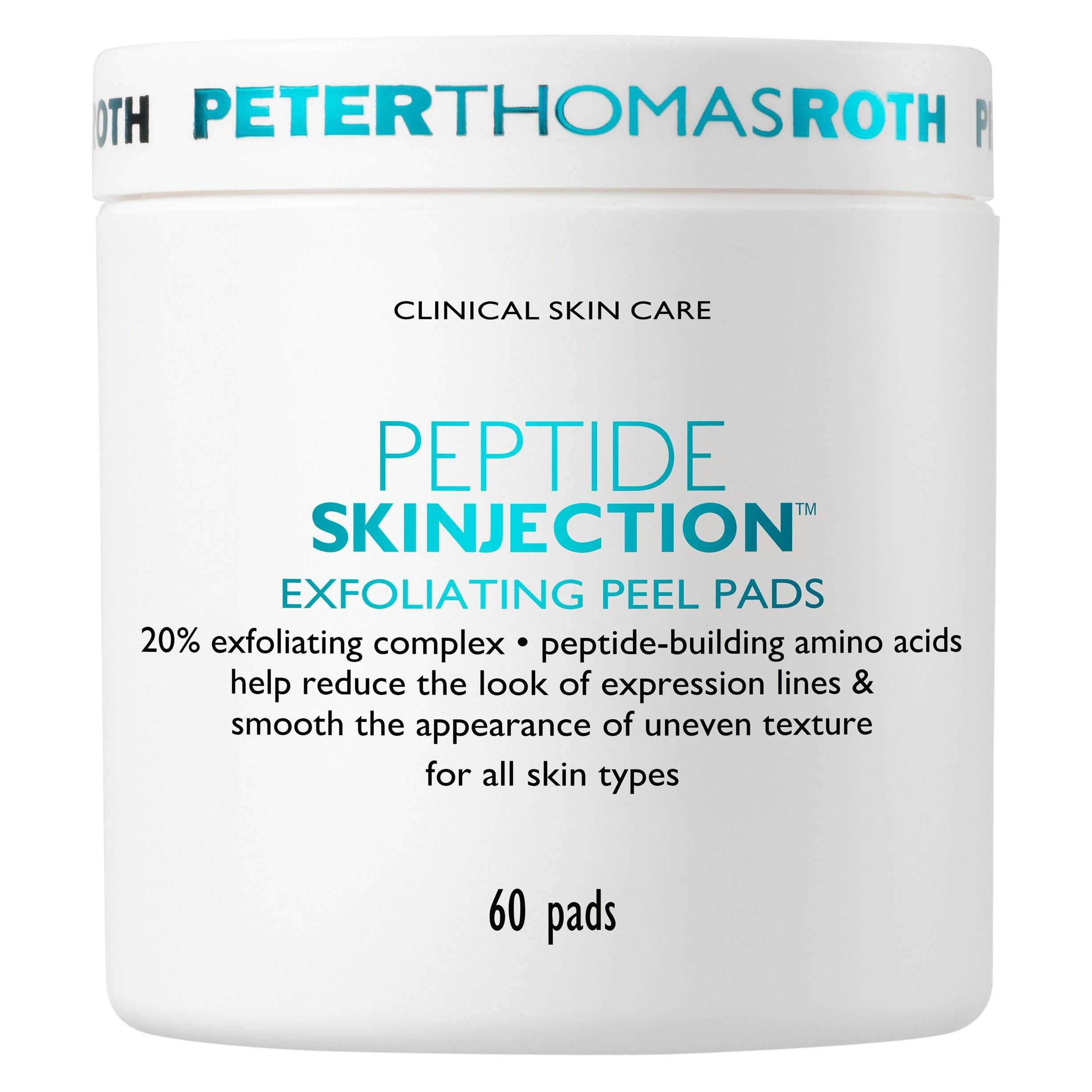 Peter Thomas Roth Peptide Skinjection Exfoliating Peel Pads 60 pcs 0008 - Scrub Från Magasin (60 pcs)