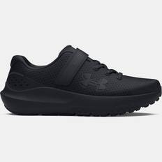 Under Armour Surge 4 AC Boys' Pre-School Running Shoes Black / Black / Black 27.5
