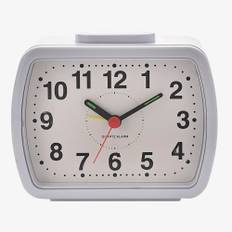 Hometime White Obolong Alarm Clock 5184W