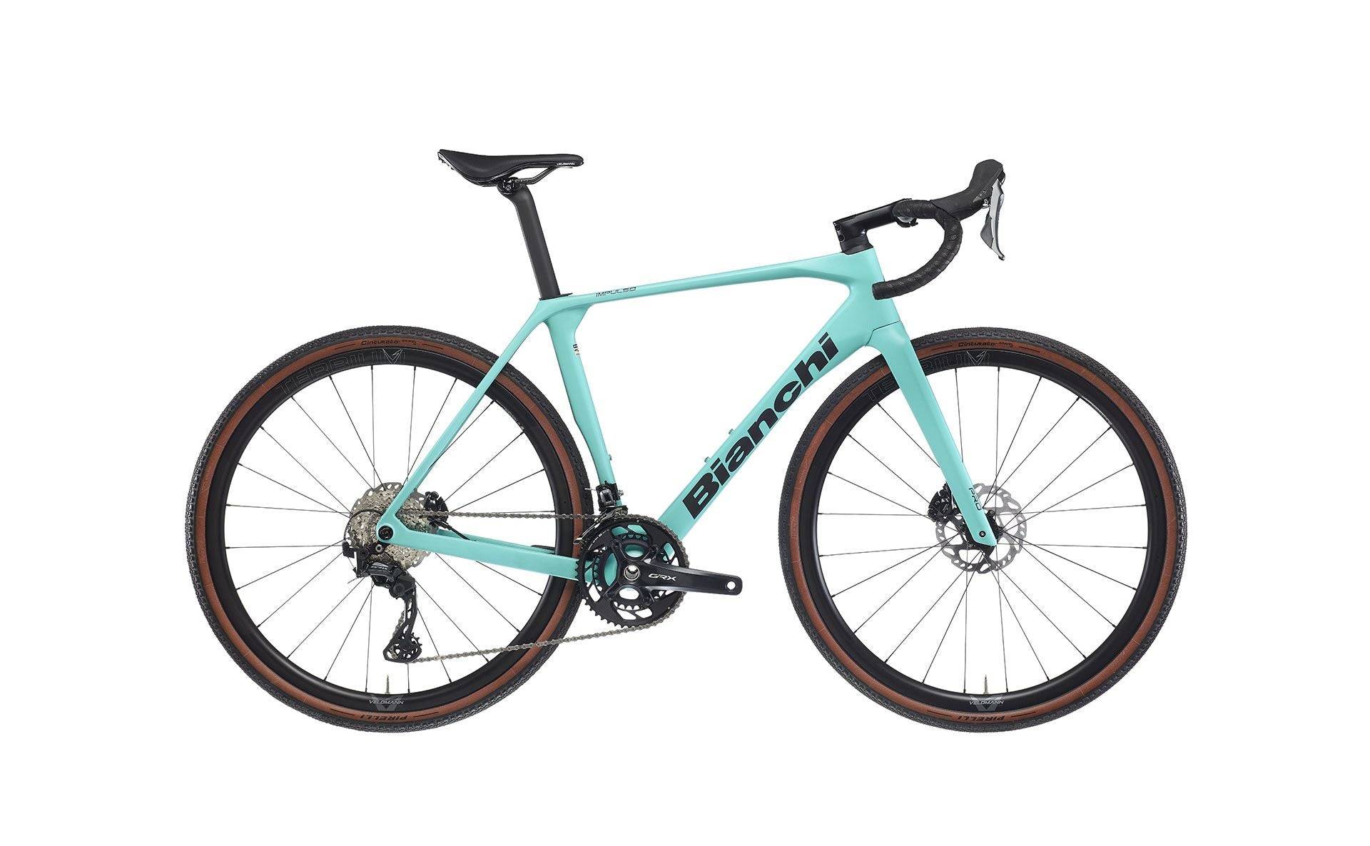 Bianchi Impulso PRO 2024 - Shimano GRX 820 2x12sp - Velomann Terbium - 015 / M / F1 - CK16/GRAFITE MATT