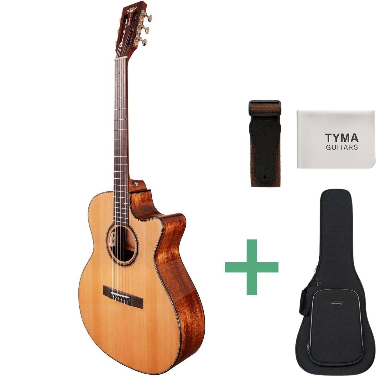 Tyma G-15E spansk gitarr