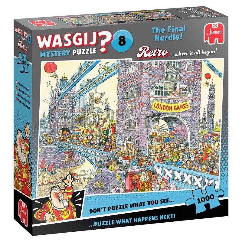 Pussel 1000 bitar, Wasgij Retro Mystery 8 The Final hurdle