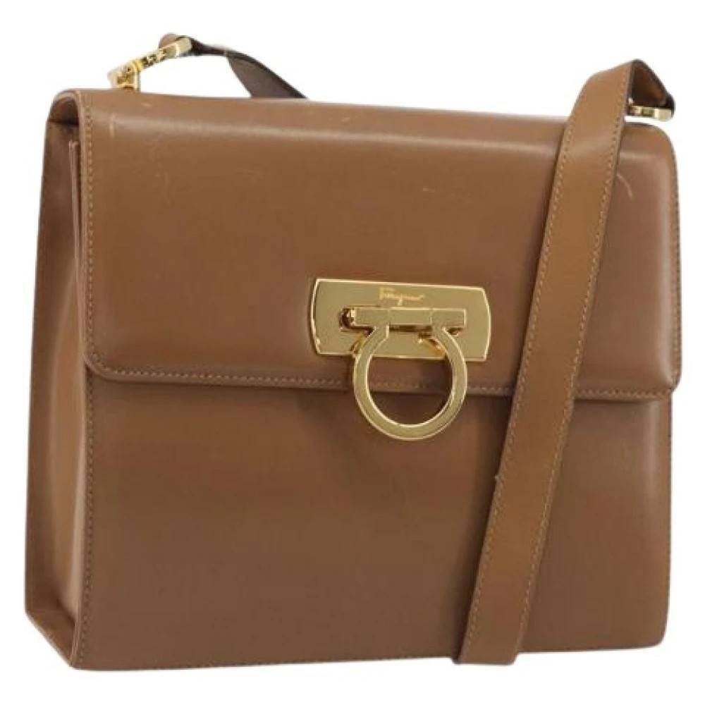 Salvatore Ferragamo Pre-owned - Pre-owned Shoulder Bag Vintage - Dam - ONE Size - Läder
