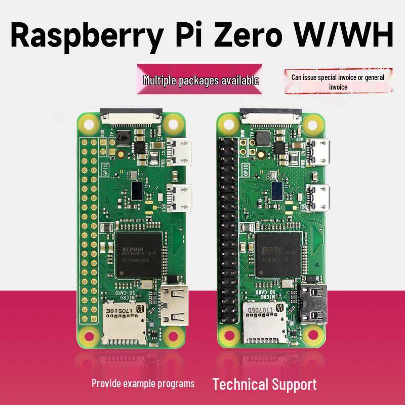 Raspberry Pi Zero WH: Kit med flera alternativ tillgängligt