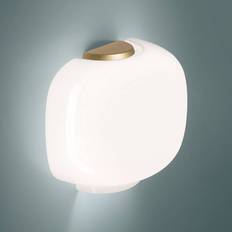 Foscarini Designer væglampe Chouchin 3 Semi, dæmpbar, Hvid/opal, Stue/spisestue, Glas, Design