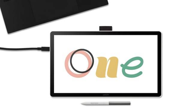 Wacom One 14 ritplattor Svart, Vit 2540 lpi 309 x 174 mm USB