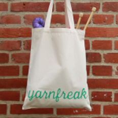 Yarnfreak shopping tote