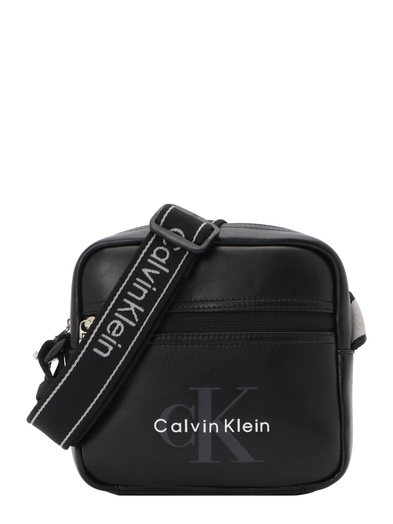 Calvin Klein Skuldertaske 'BOLD'  grafit / lysegrå / sort / hvid