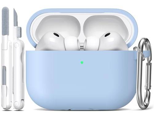 R-fun for AirPods Pro 3 Case (2025) Soft Silicone -Sky Blue