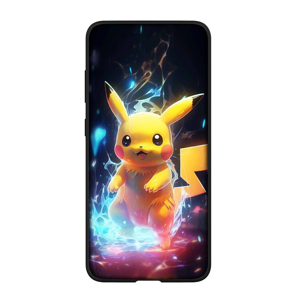 Mobilskal för Samsung Galaxy S25 S23 S22 S24 Ultra FE Plus S9 A05 A06 A15 A16 A36 A37 A35 A54 A55 A56 A57 A25 A53 Pikachu Pokemon GO Charmander Fodral for Samsung Galaxy S25 5G