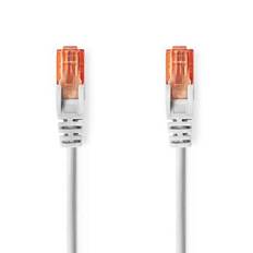 Nedis CAT6 Nätverkskabel | RJ45 hane | RJ45 hane | U/UTP | 1.50 m | Rund | PVC | Grå | Label