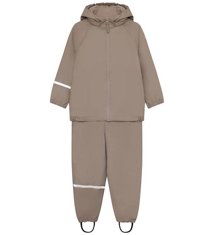 CeLaVi Regnkläder m. Fleece - Svampar - CeLaVi - 110 - Regnkläder